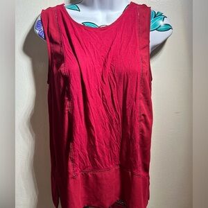 Loft Magenta Tank Top Blouse